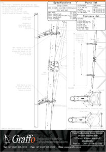 3m Height adjustable tower to 76mm pole